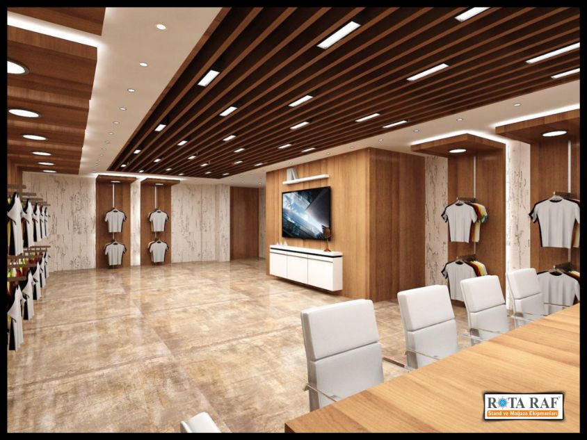Tekstil Showroom Rafları 12