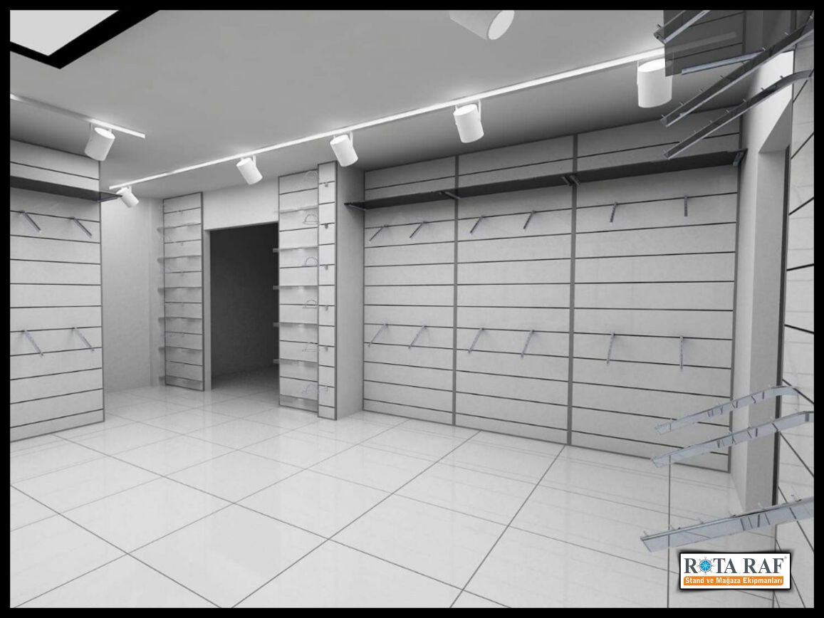 Tekstil Showroom Rafları 17