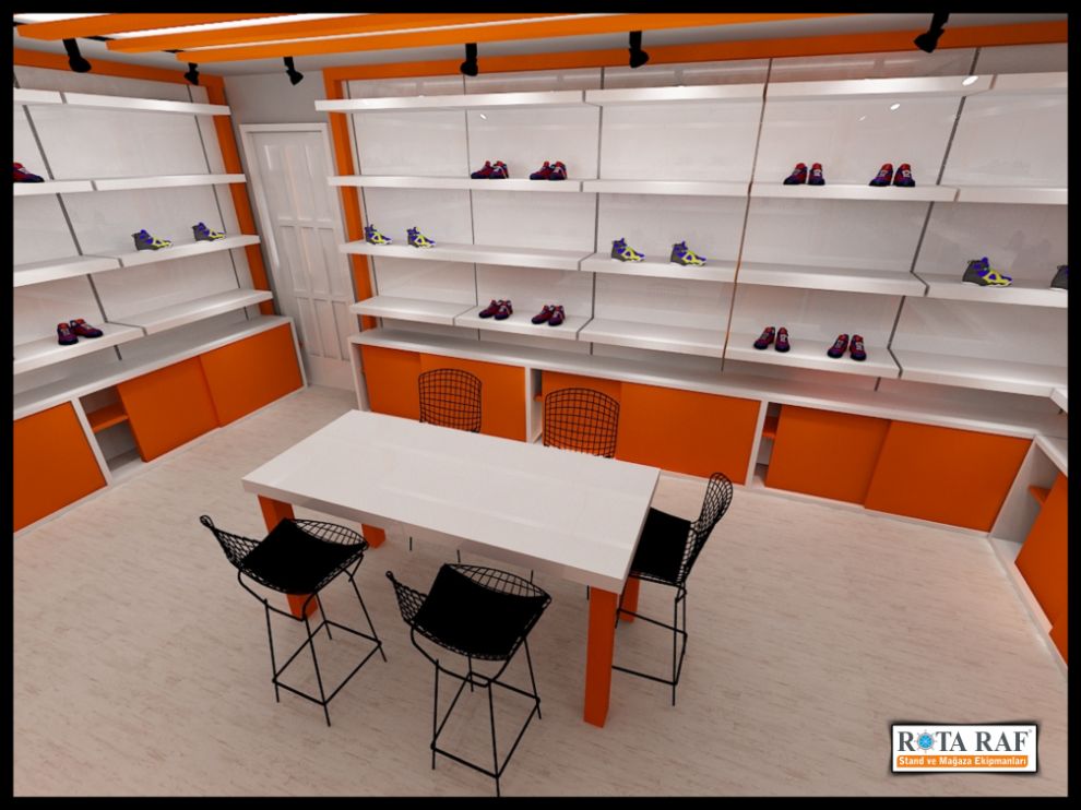 Tekstil Showroom Rafları 19