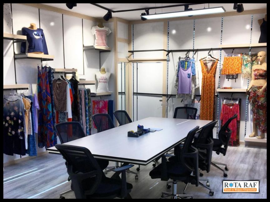 Tekstil Showroom Rafları 5