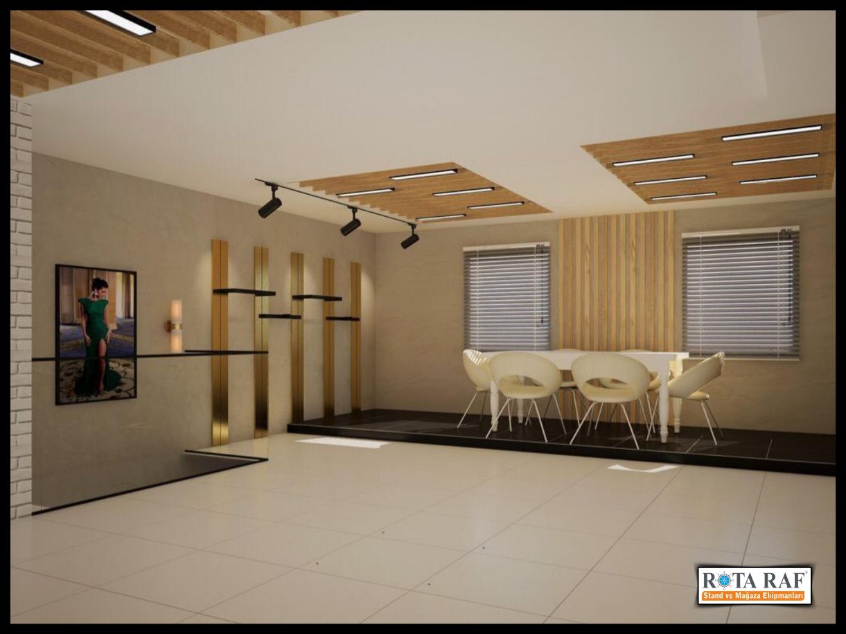Tekstil Showroom Rafları 11