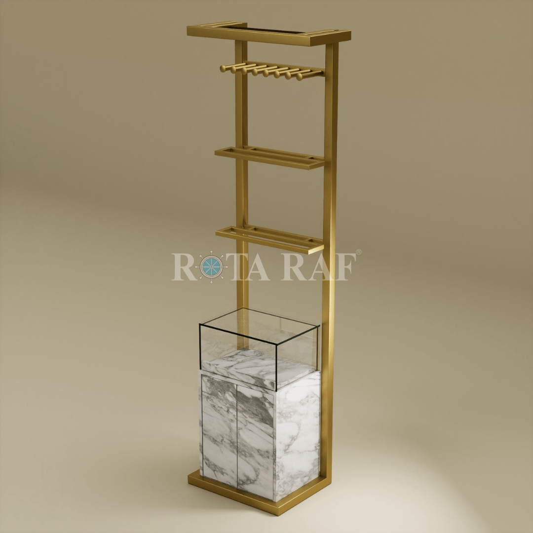 Raflı Askılı Stand