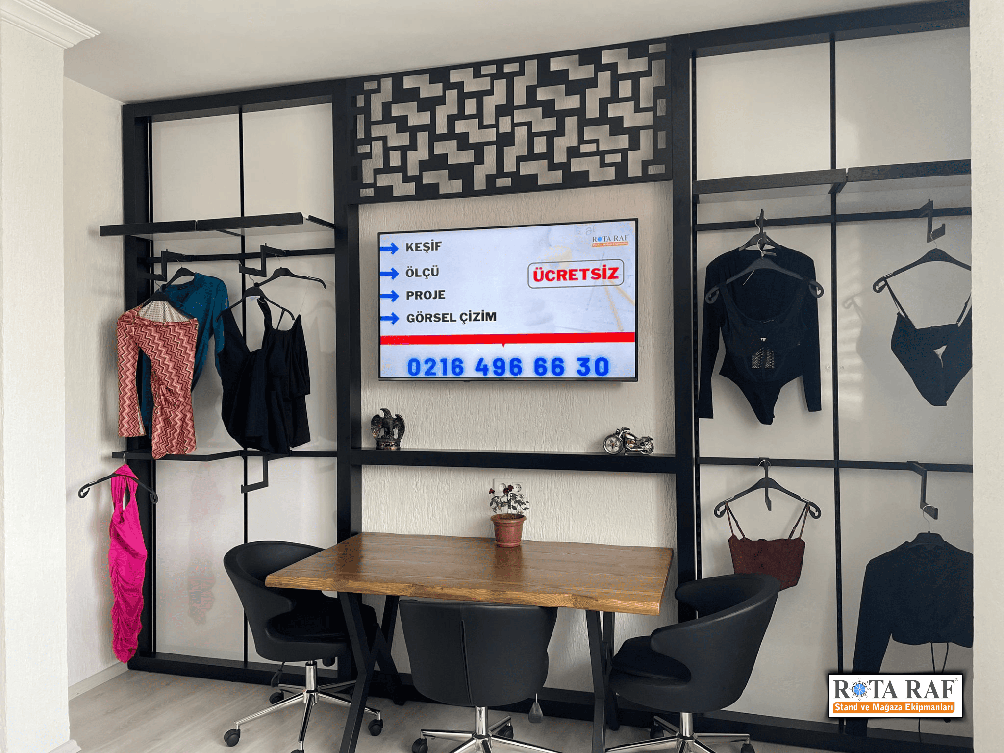 Tekstil Showroom Rafları 2
